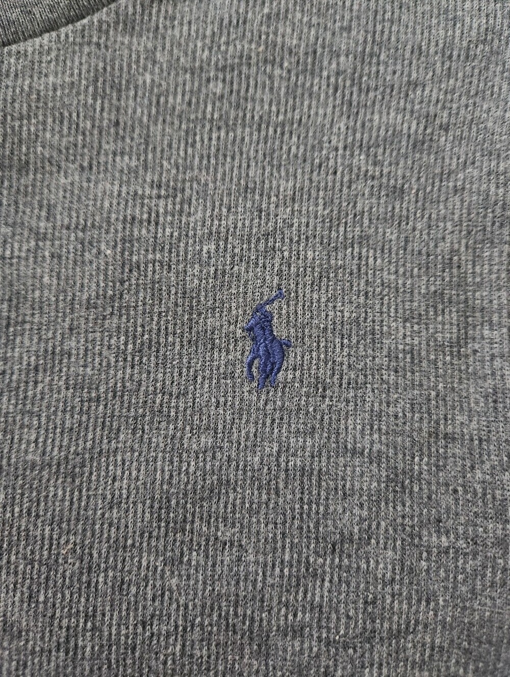 NWT Polo Ralph Lauren Heather Gray Crewneck Shirt - Picture 2 of 4